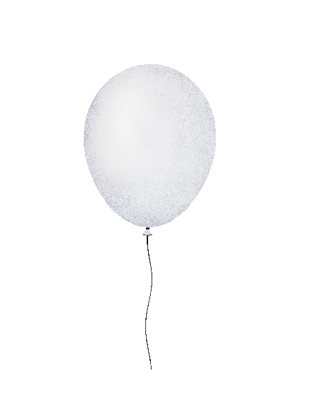 Ballon, Hvid #0207