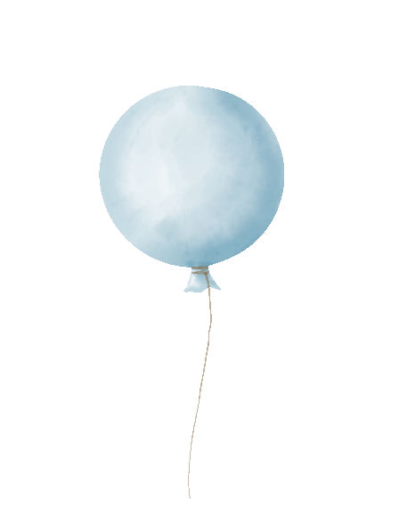 Ballon, Blå #0208