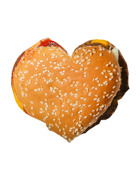 Burger, hjerte