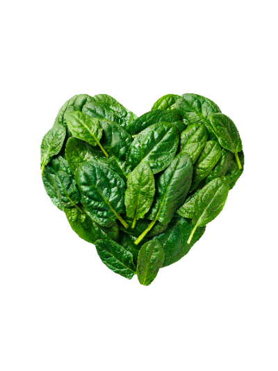 Spinat, hjerte