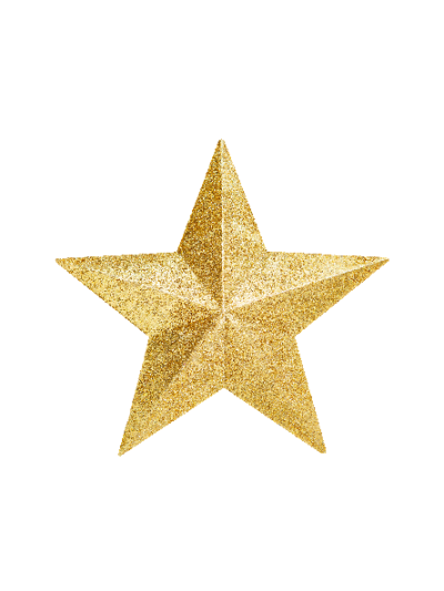 Stjerne guld #0186