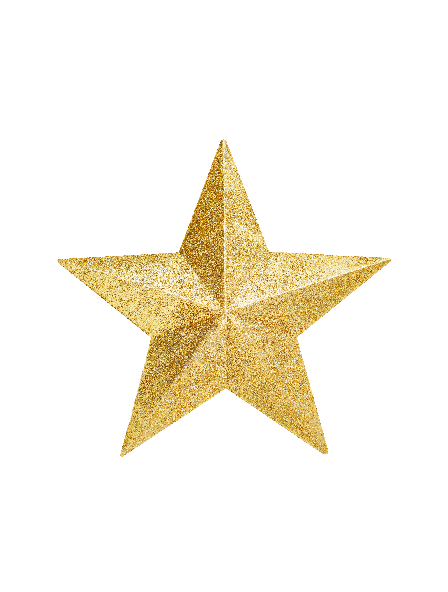 Stjerne guld #0186