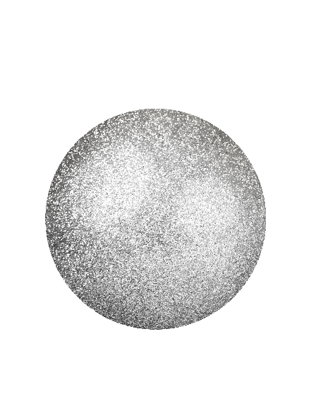 Julekugle glitter #0090