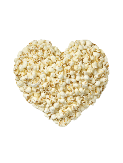 Popcorn, hjerte