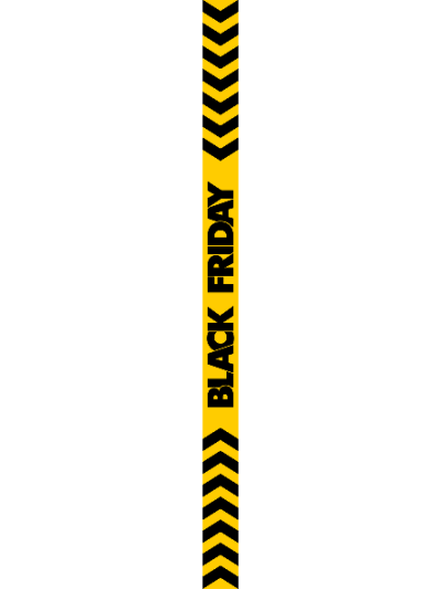 Black Friday L: 200 cm / b: 12 cm #0278