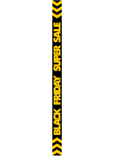 Black Friday L: 200 cm/ b: 12 cm #0279