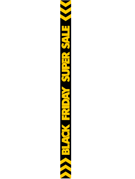 Black Friday L: 200 cm/ b: 12 cm #0279