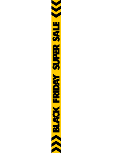 Black Friday L: 200 cm/ 12 cm #0280