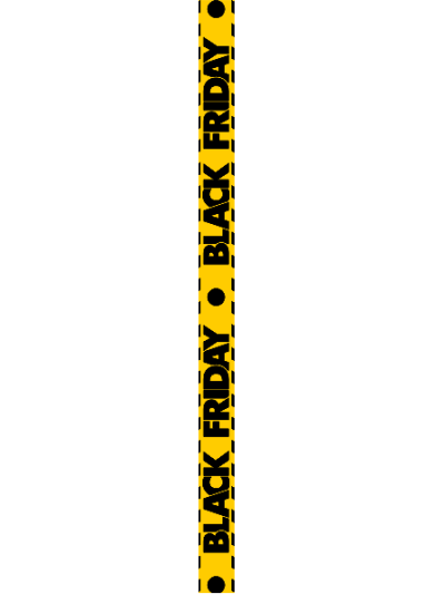 Black Friday L: 200 cm / 12 cm bred. #0282