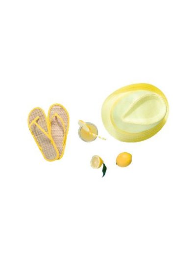Sommer, hat 40 cm, sandal, drink #0419
