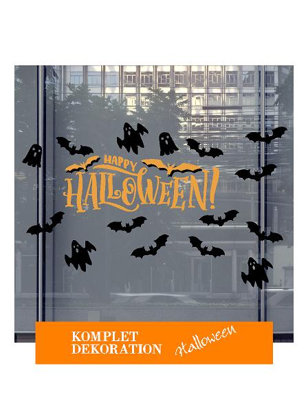 Halloween komplet dekoration (vindue 200*200 cm) #0553