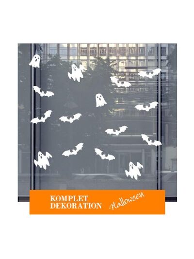 Halloween komplet dekoration (vindue 200*200 cm) #0553