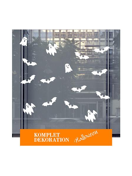 Halloween komplet dekoration (vindue 200*200 cm) #0553