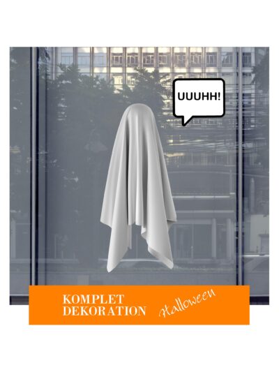 Halloween komplet vinduesdekoration (vindue 200/*200 cm.) #0585
