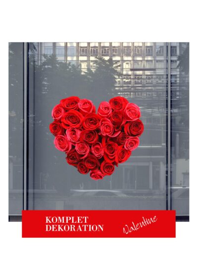Valentine Komplet Vinduesdekoration (vindue måler 200 cm * 200 cm) #0029