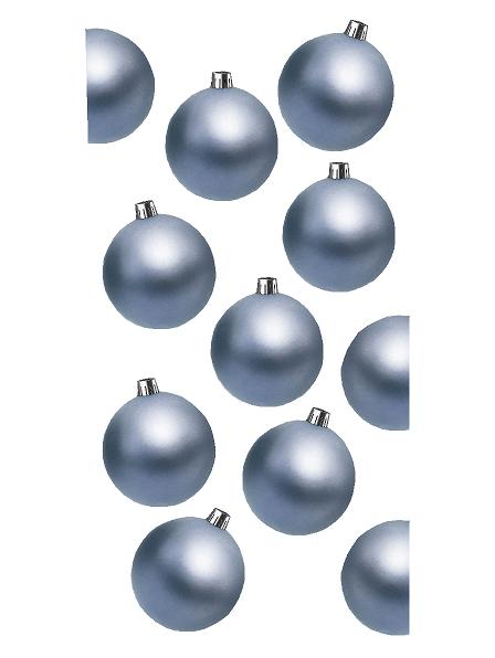 Julekugler stk/ h: ca 25 cm. (Selvklæbende folie.) #0088