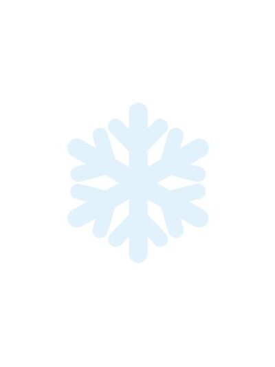 Snefnug Vinter H: 40 cm. (Selvklæbende folie.) #0686