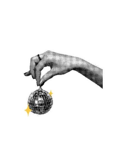 Jul Disko L: 70 cm. (Selvklæbende folie.) #0701