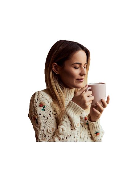 Forår, Dame, kaffe #0691